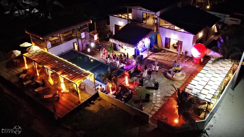 Seu Pedro Lounge Praia - Pousada E Kite Center Icapui Bagian luar foto