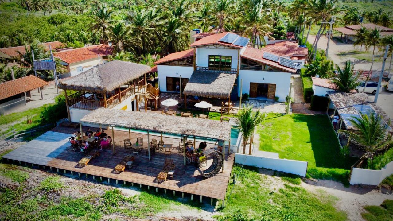 Seu Pedro Lounge Praia - Pousada E Kite Center Icapui Bagian luar foto
