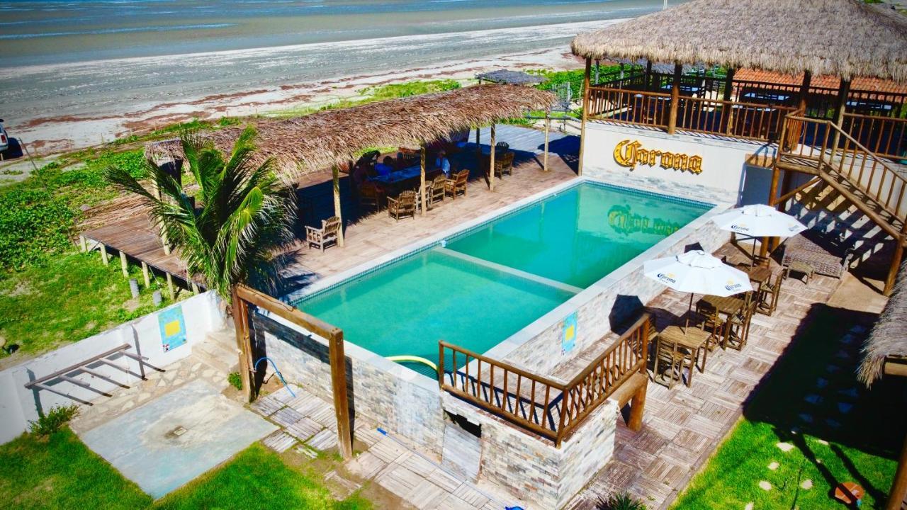 Seu Pedro Lounge Praia - Pousada E Kite Center Icapui Bagian luar foto
