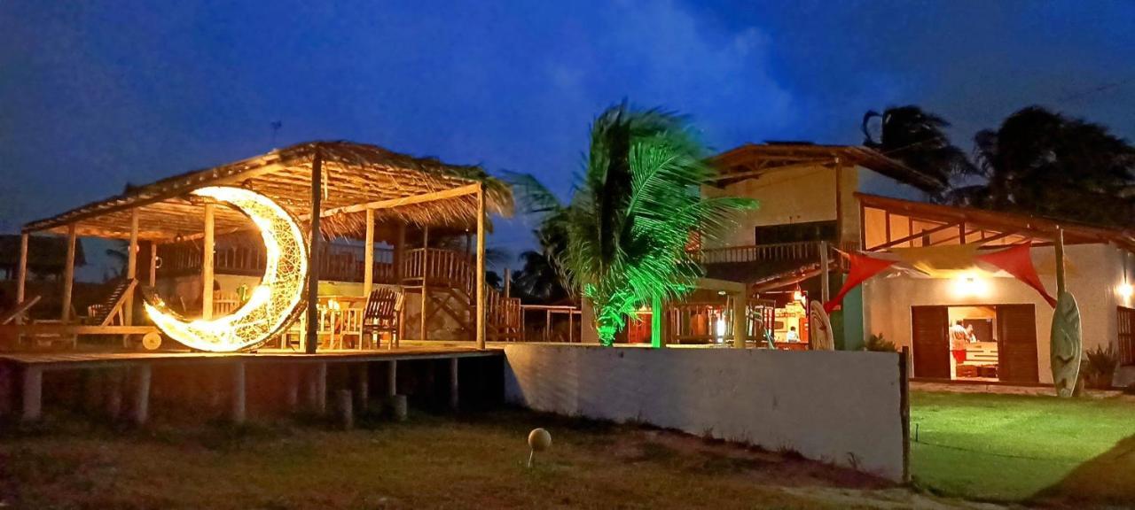 Seu Pedro Lounge Praia - Pousada E Kite Center Icapui Bagian luar foto