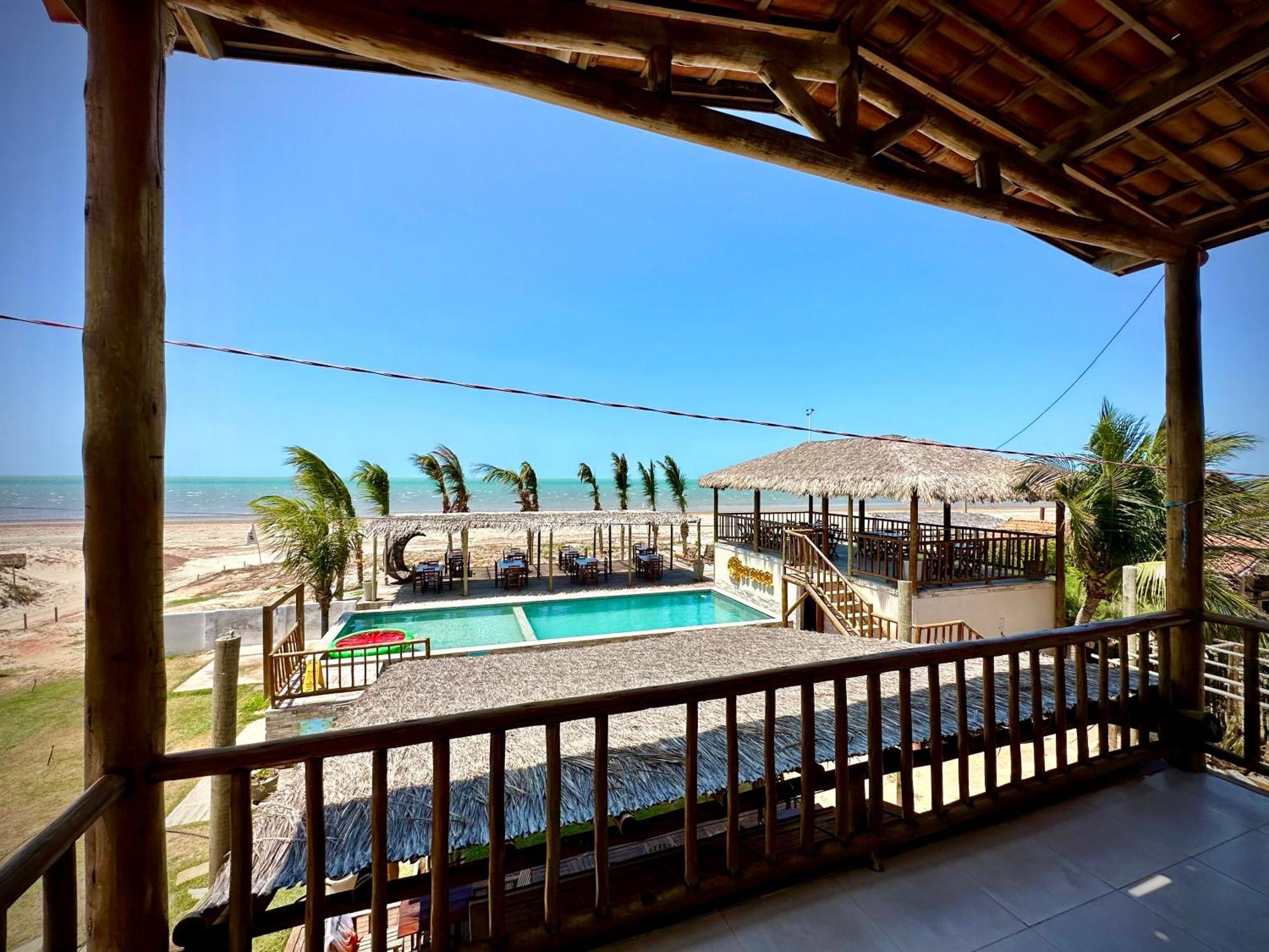 Seu Pedro Lounge Praia - Pousada E Kite Center Icapui Bagian luar foto