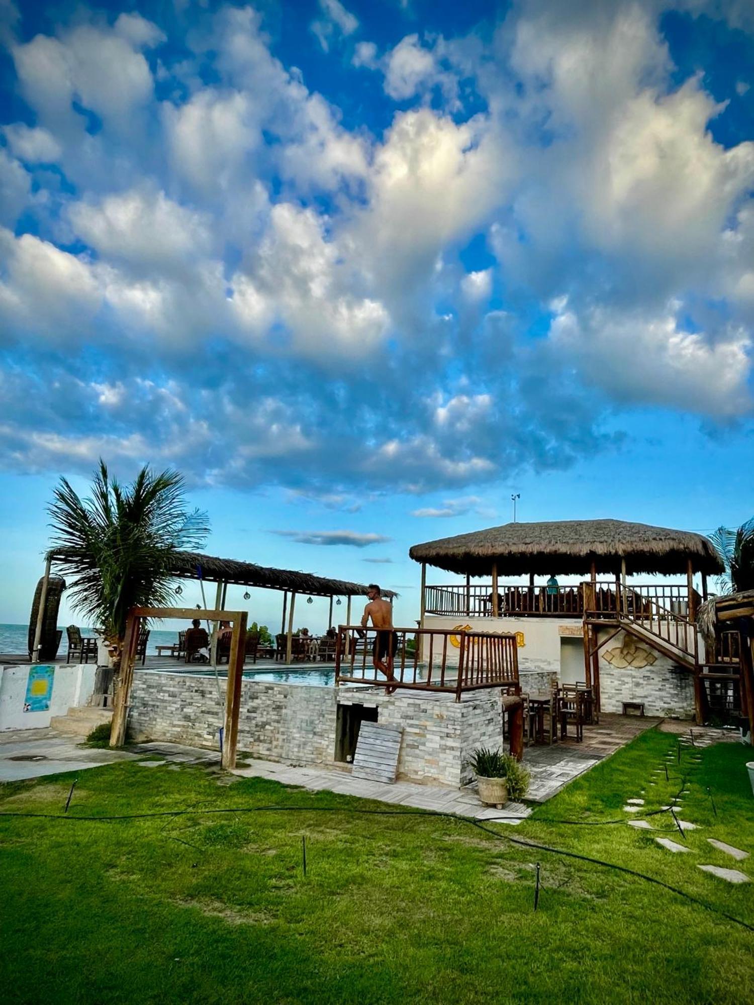 Seu Pedro Lounge Praia - Pousada E Kite Center Icapui Bagian luar foto