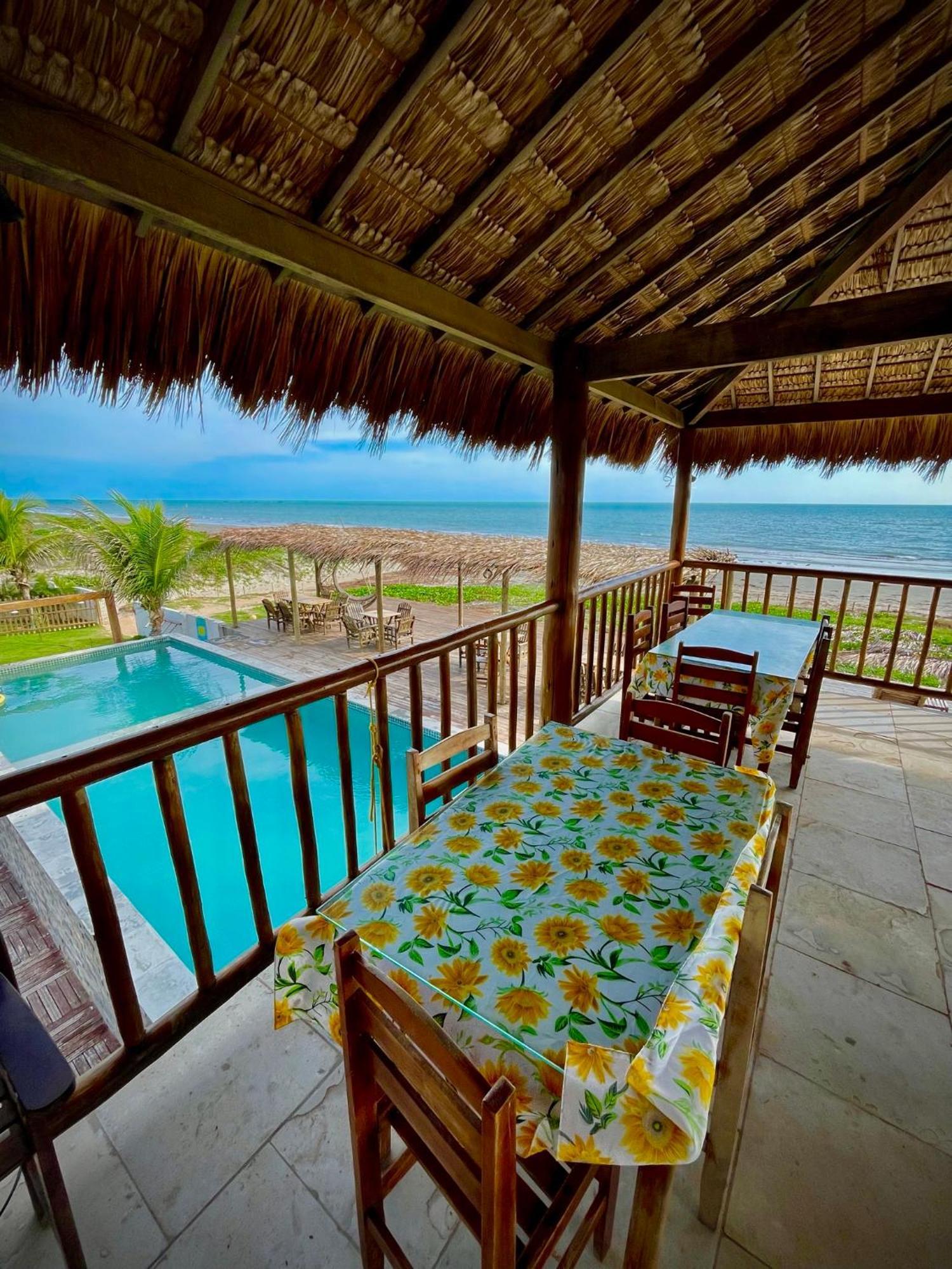 Seu Pedro Lounge Praia - Pousada E Kite Center Icapui Bagian luar foto