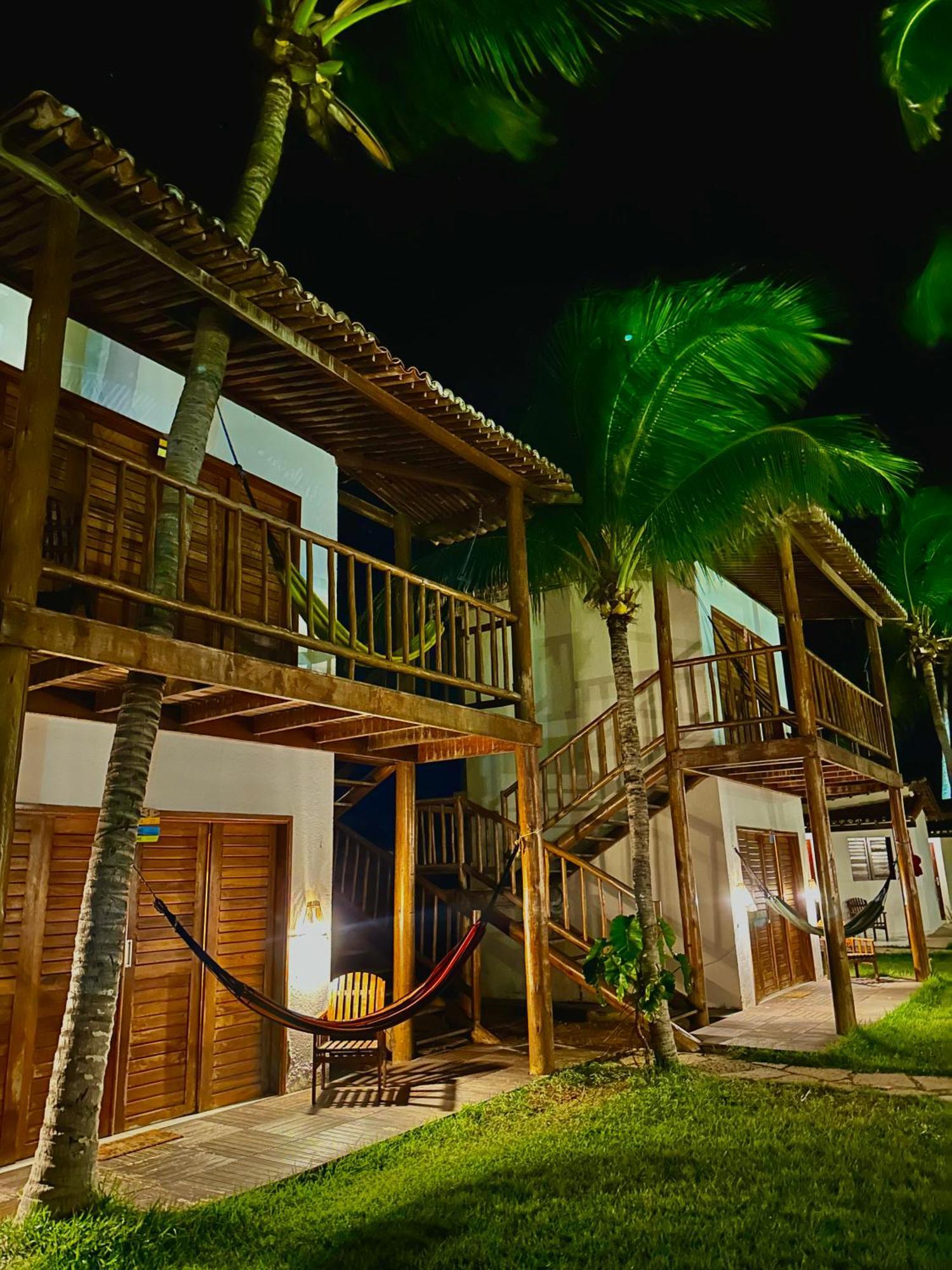 Seu Pedro Lounge Praia - Pousada E Kite Center Icapui Bagian luar foto